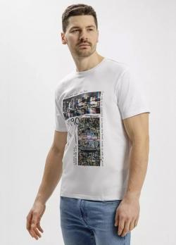 Cross Jeans® T-shirt C-Neck NY1990 - White (008)