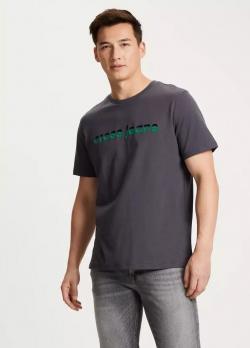 Cross Jeans® T-Shirt Logo - Anthracite (021)