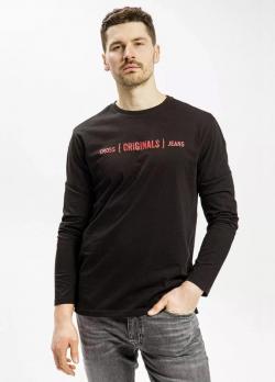 Cross Jeans® Logo Sweatshirt - Black (020)