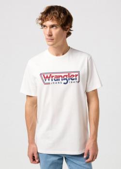 Wrangler® Graphic Logo Tee - Worn White