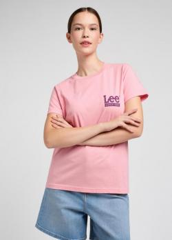 Lee® Small Logo Tee - Peony Pink
