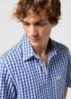 Wrangler® Short Sleeve 1 Pocket Shirt - Sodalite Blue Check