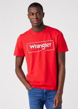 Wrangler® Frame Logo Tee - Red