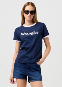 Wrangler® Ringer Tee - Navy