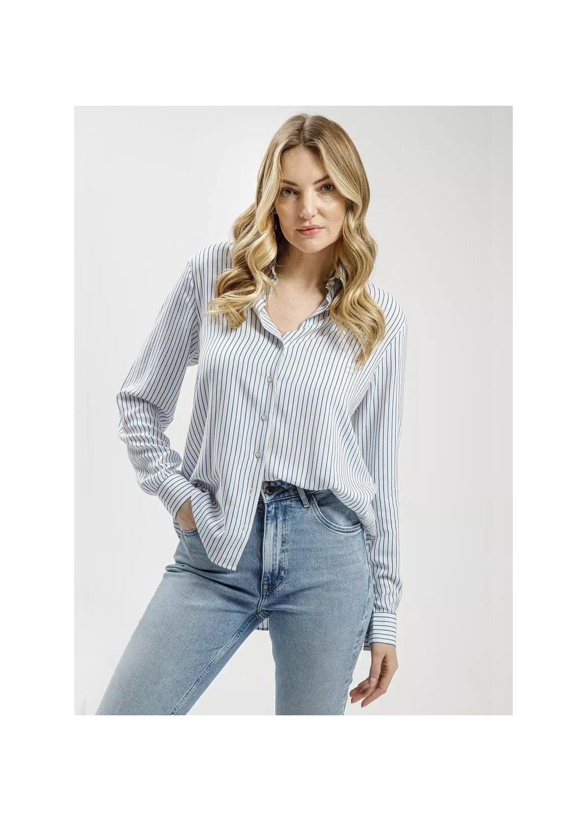 Cross Jeans® Shirt - Blue Stripe (014)
