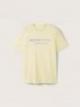 Denim Tom Tailor® Logo T-shirt - Pastel Light Yellow