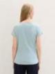 Tom Tailor® Round Neck T-Shirt - Dusty Mint Blue