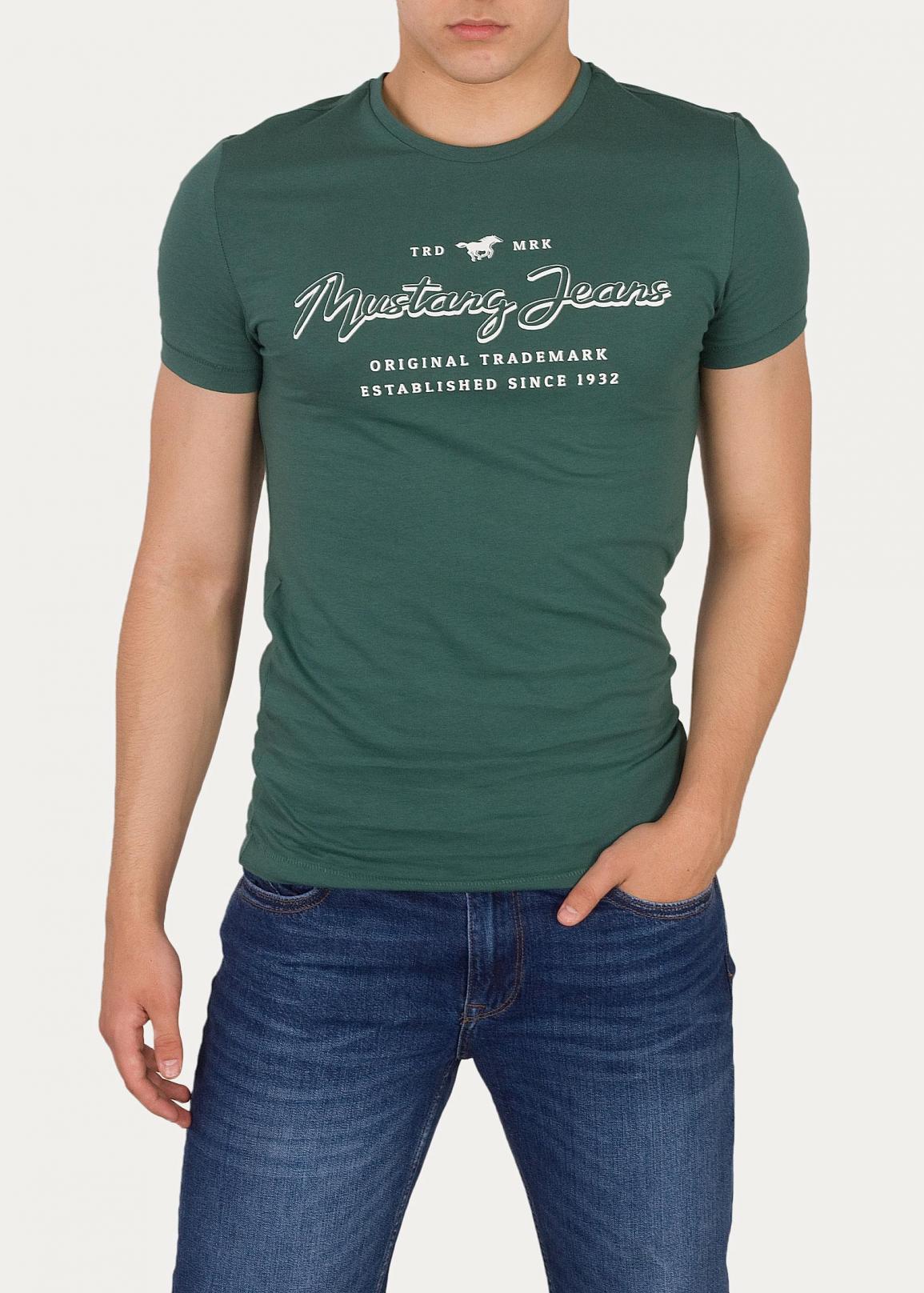 Mustang® Aaron C Print - Mallard Green
