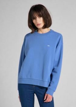 Lee® Plain Crew Neck Sweatshirt - Blue Yonder