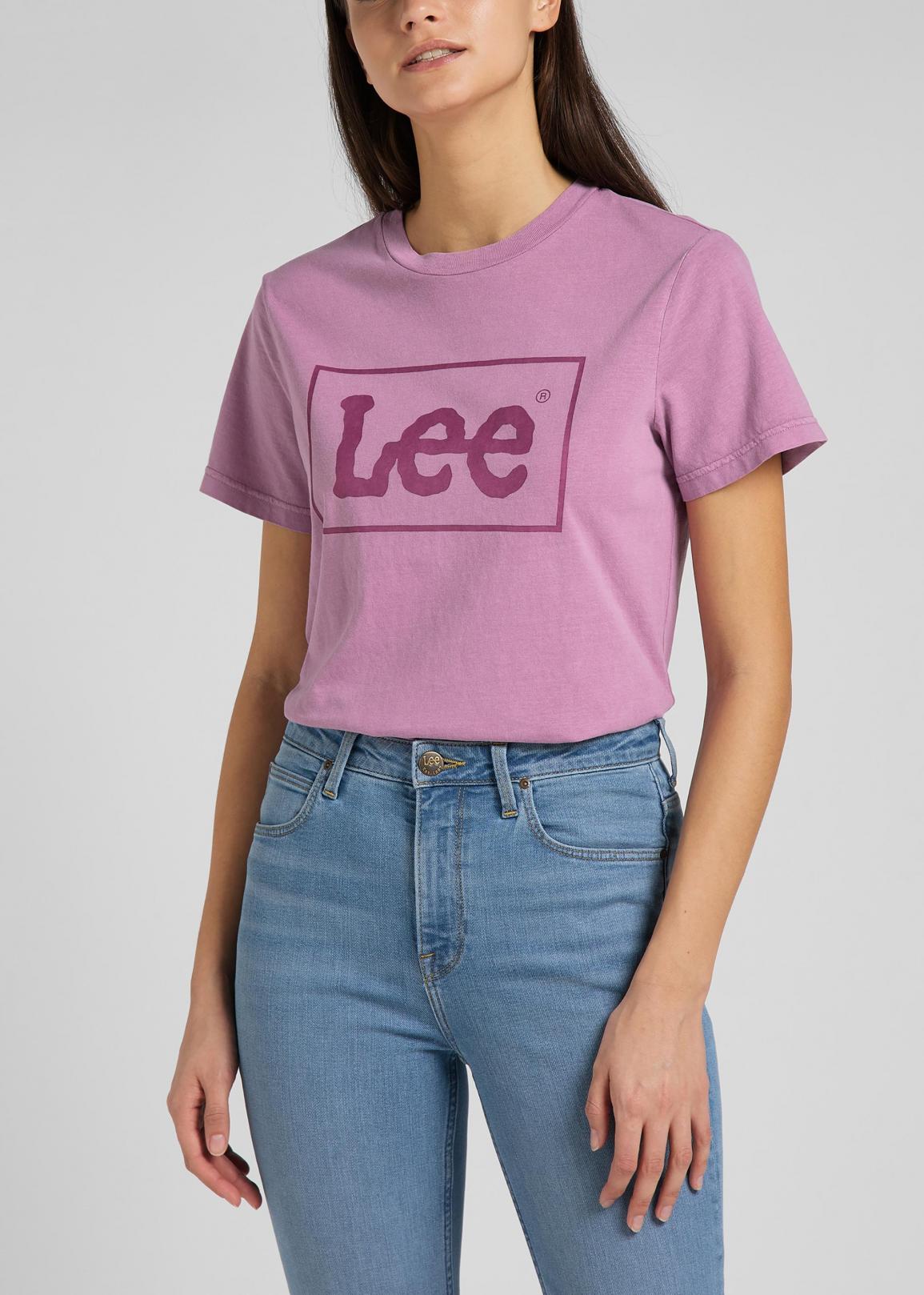 Lee® Short Sleeve Graphic Tee - Plum