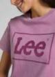 Lee® Short Sleeve Graphic Tee - Plum