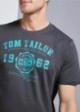 Tom Tailor® Logo Tee - Tarmac Grey