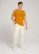 Tom Tailor® Printed T-shirt - Flame Brown