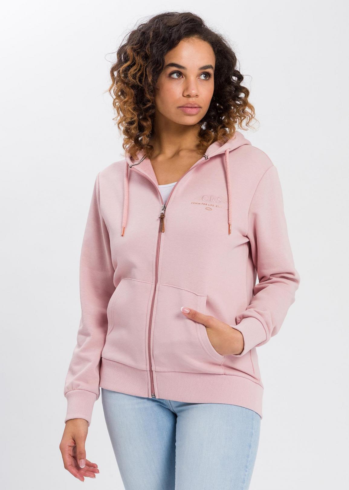 Cross Jeans® Hoodie Zip - Pink (520)