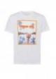 Cross Jeans® T-shirt Summer Vibes - White