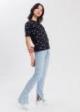 Cross Jeans® T-shirt - Floral Black (020)