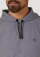 Wrangler® Long Sleeve Mix Matterial Hoodie - Mid Grey Mel