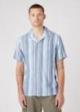 Wrangler® Short Sleeve Resort Shirt - Medieval Blue