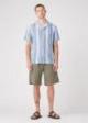 Wrangler® Short Sleeve Resort Shirt - Medieval Blue