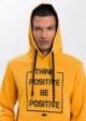 Cross Jeans® Hoodie Be Positive - Warm Yellow (146)