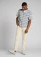 Lee® Short Sleeve Resort Shirt - Whitecap Gray Stripe