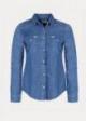 Cross Jeans® Denim Shirt - Mid Blue (022)