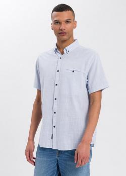 Cross Jeans® 1 Pocket Shirt - White Sky (071)