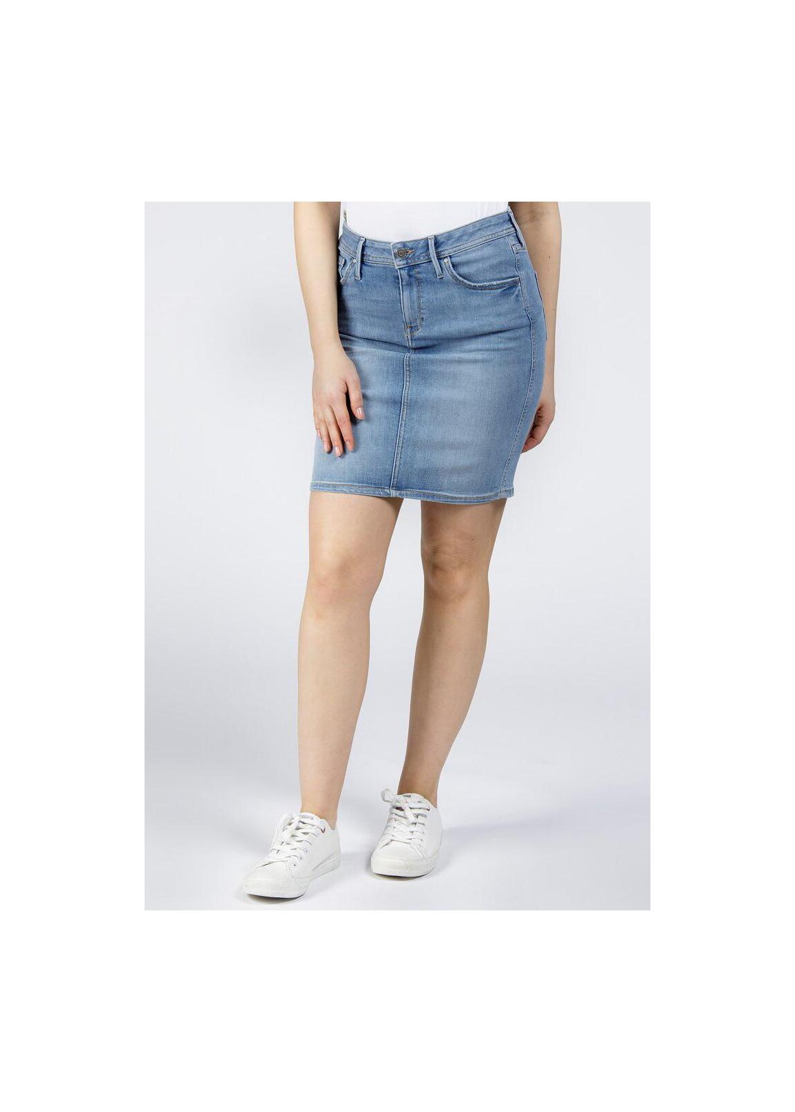 Cross Jeans® Millie Denim Skirt - Light Blue (010)