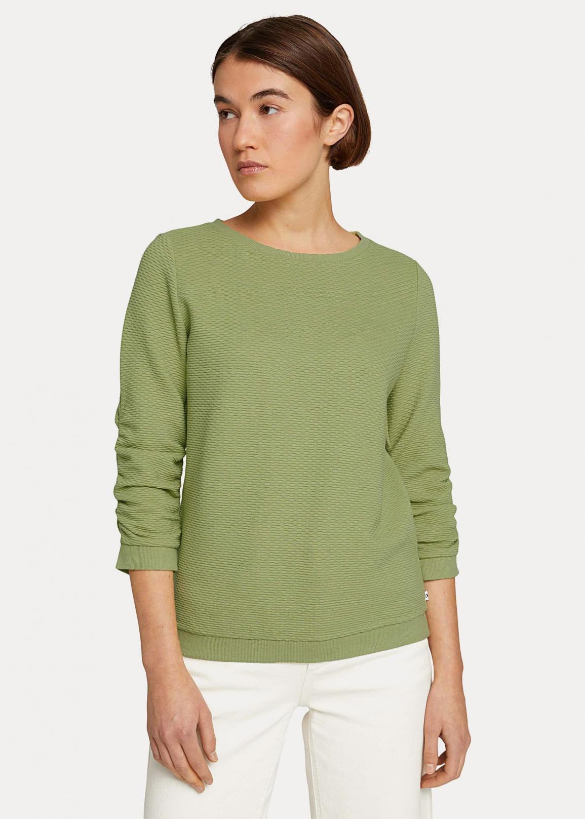 Denim Tom Tailor® Sweater - New Pea Green