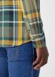 Wrangler® One Pocket Shirt - Lichen Green Check