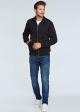 Cross Jeans® Sweatshirt Zip - Black (020)