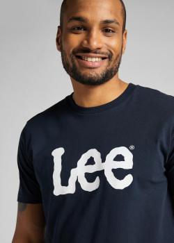 Lee® Woobly Logo Tee - Navy Drop