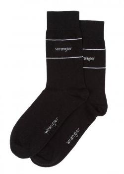 Wrangler® 2Pack Sign Off Socks - Dark Grey Mele