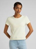 Lee® Slim Cropped Tee - Canary Green