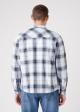 Wrangler® Long Sleeve Western Shirt - Light Indigo