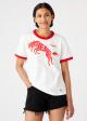 Wrangler® 75th Anni Ringer Tee - Chinese Red