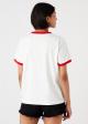 Wrangler® 75th Anni Ringer Tee - Chinese Red