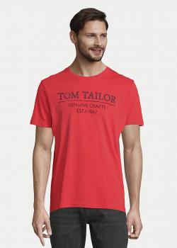 Tom Tailor® C-Neck Tee - Powerful Red