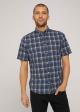 Tom Tailor® Regular Space Dye Check - Navy Space Yarn Check