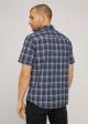 Tom Tailor® Regular Space Dye Check - Navy Space Yarn Check