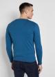 Tom Tailor® Basic Crew Neck Sweater - Royal Blue Melange