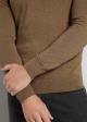 Tom Tailor® Basic Crew Neck Sweater - Active Tabacco Melange