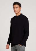 Tom Tailor® Geometric Structured Sweater - Black