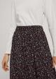 Tom Tailor® Skirt Printed Mesh - Black Small Dot Design
