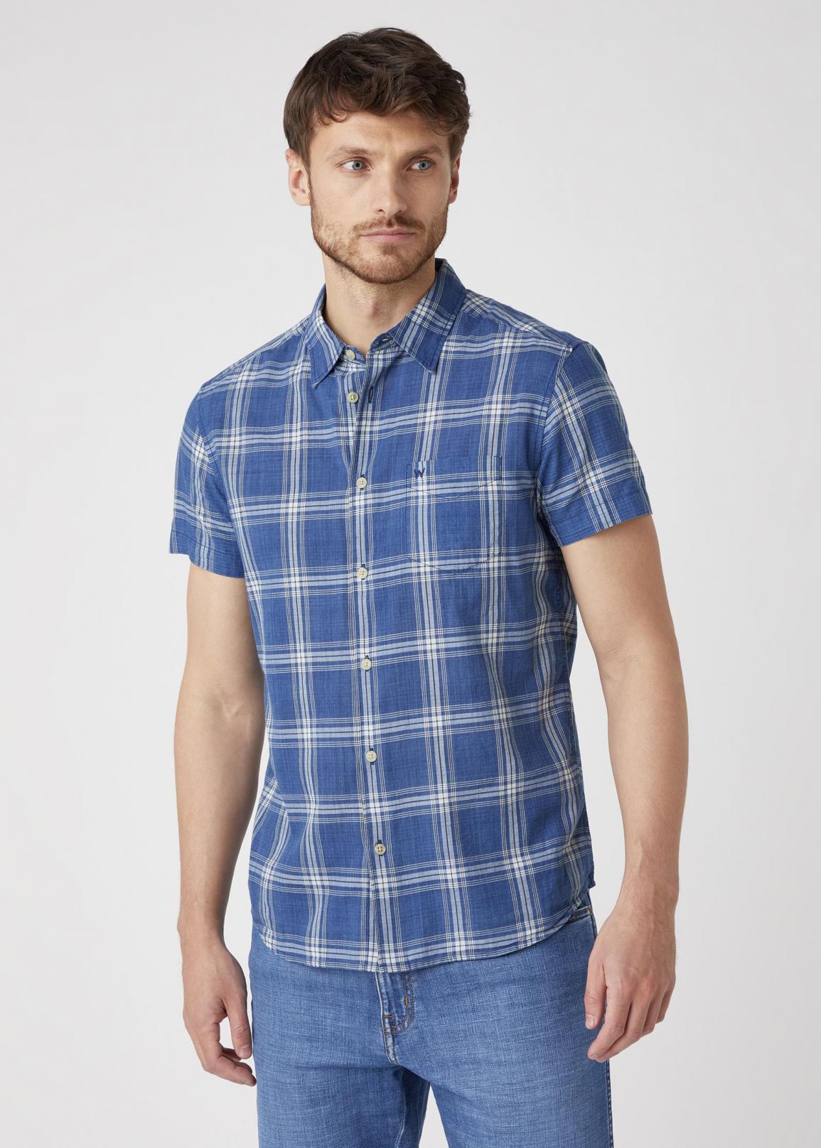 Wrangler® Short Sleeve Shirt - Dark Indigo