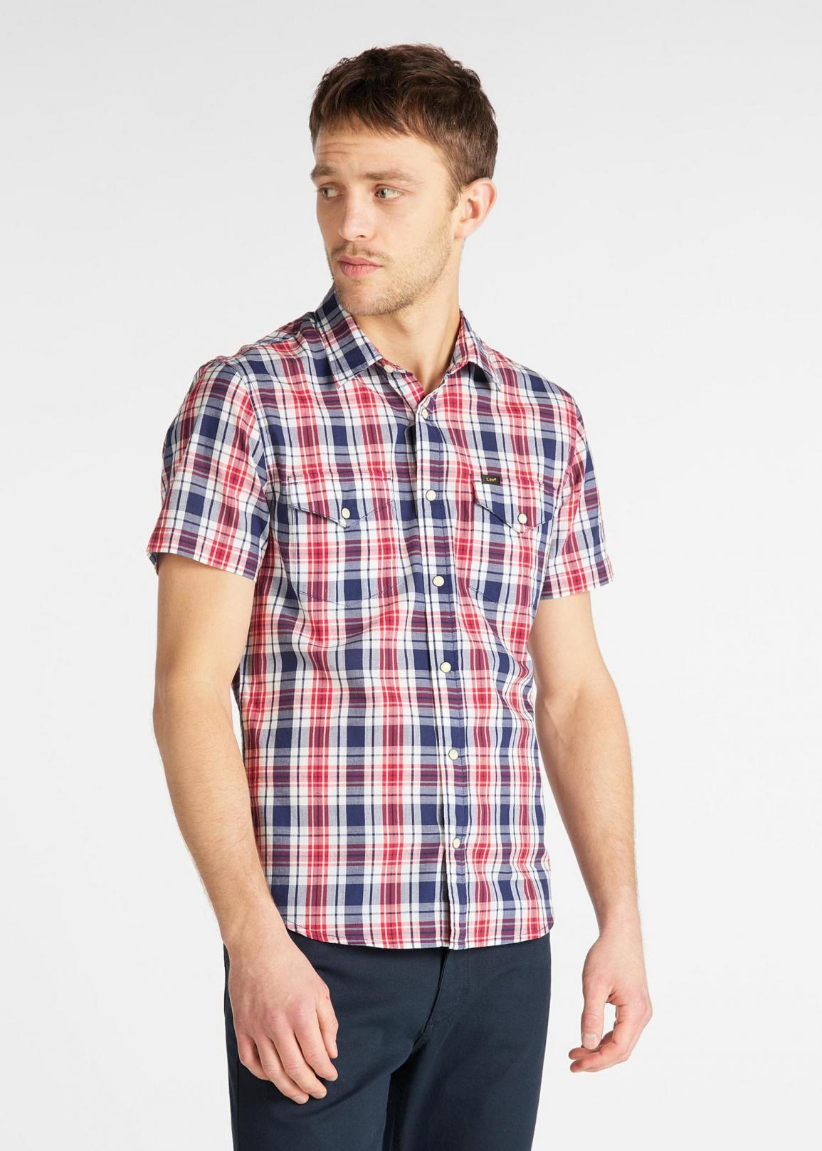 Lee® Short Sleeve Western Shirt - Blueprint