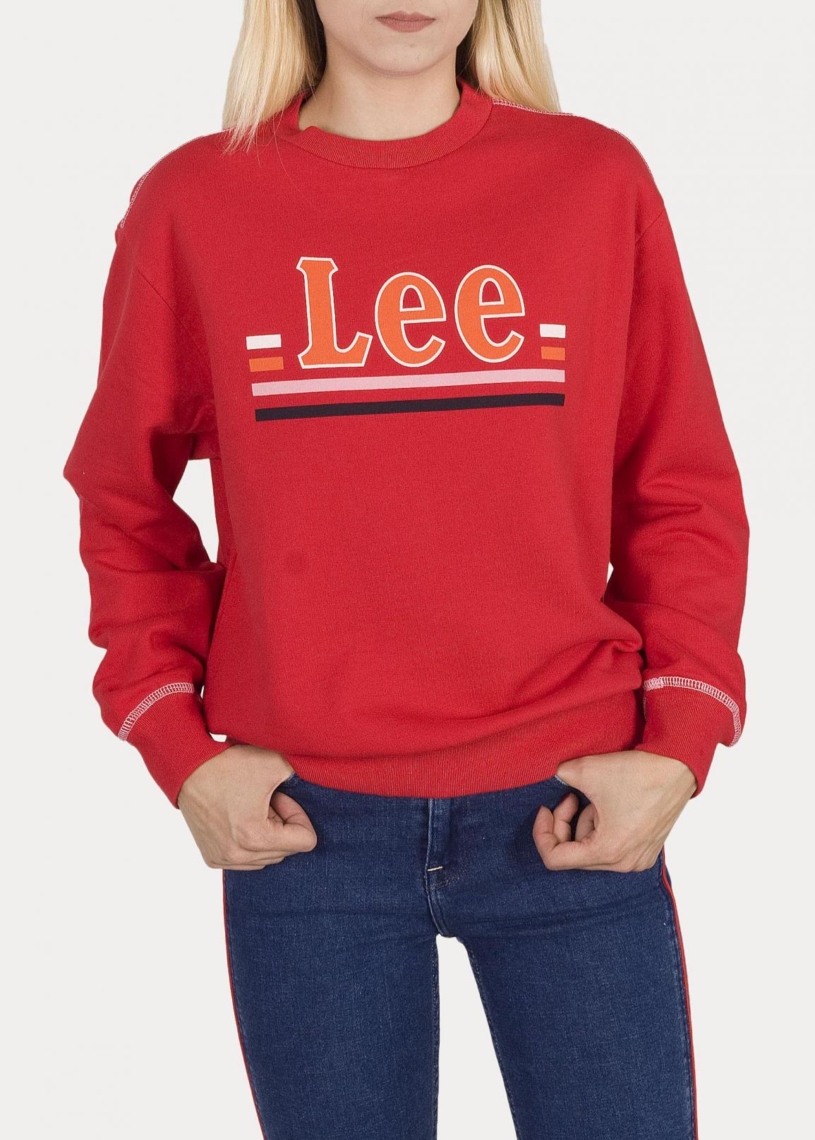Lee® Logo Sweatshirt - Warp Red