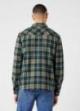 Wrangler® Western Shirt - Deep Lichen Green Check