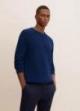 Tom Tailor® Pullover Knit - Dark Blue Shades Structure