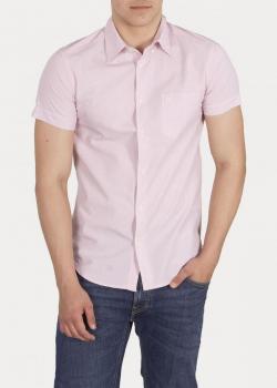 Wrangler® Short Sleeve One Pocket Button Down - Cameo Pink